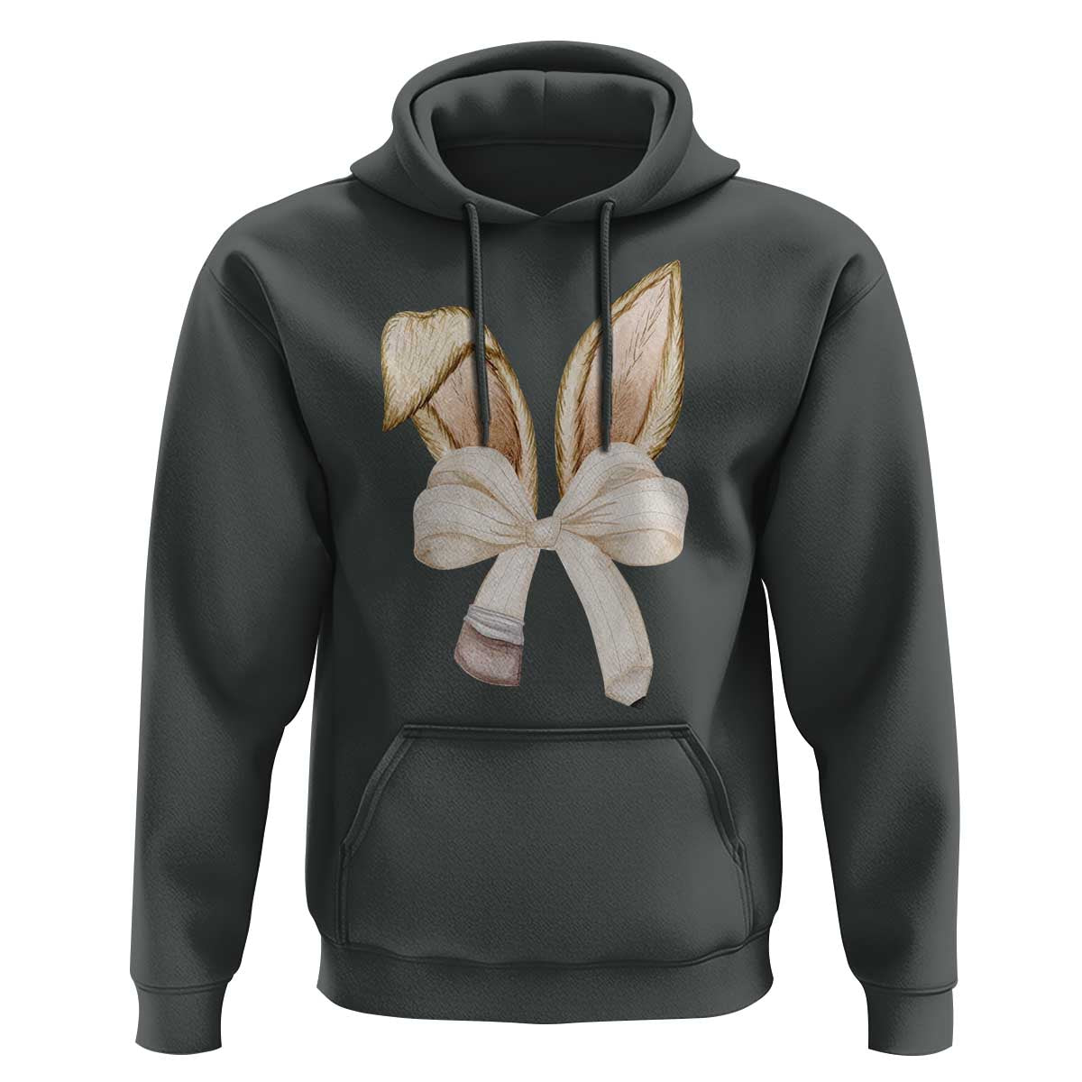 Easter Teachers Bunny Coquette Ears Hoodie