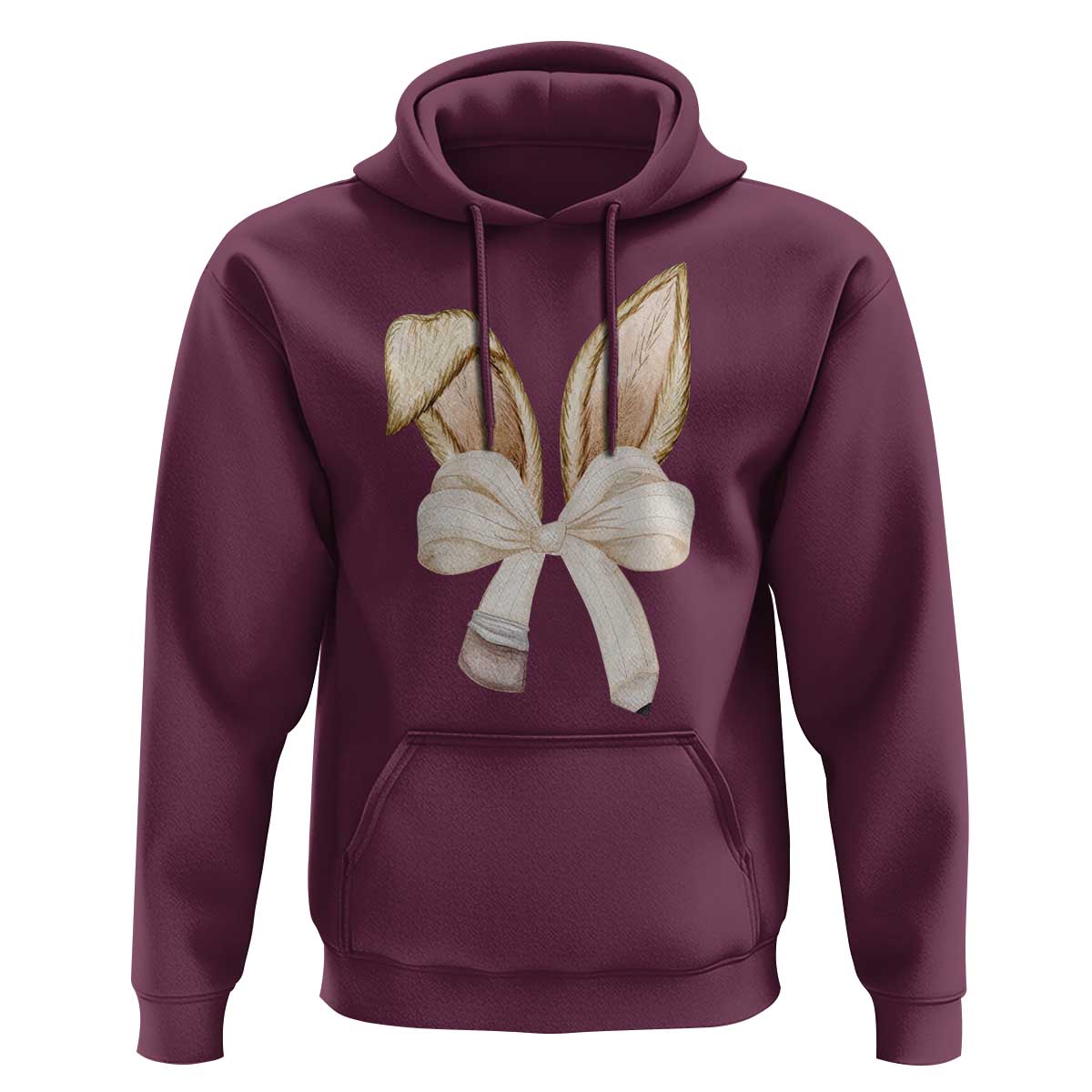 Easter Teachers Bunny Coquette Ears Hoodie