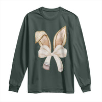 Easter Teachers Bunny Coquette Ears Long Sleeve Shirt