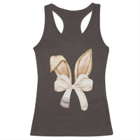 Easter Teachers Bunny Coquette Ears Racerback Tank Top