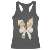Easter Teachers Bunny Coquette Ears Racerback Tank Top
