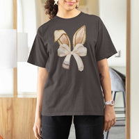 Easter Teachers Bunny Coquette Ears T Shirt For Women
