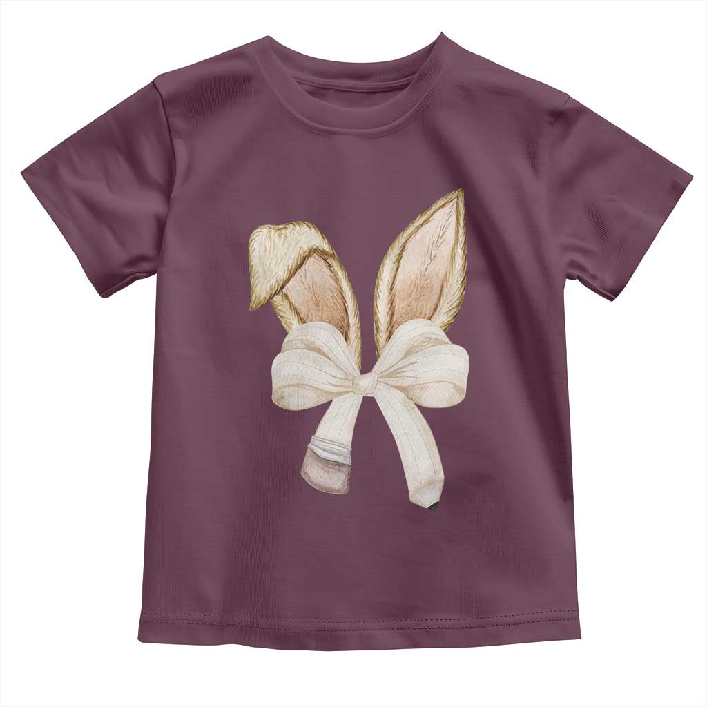 Easter Teachers Bunny Coquette Ears Toddler T Shirt