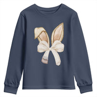 Easter Teachers Bunny Coquette Ears Youth Sweatshirt