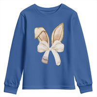 Easter Teachers Bunny Coquette Ears Youth Sweatshirt