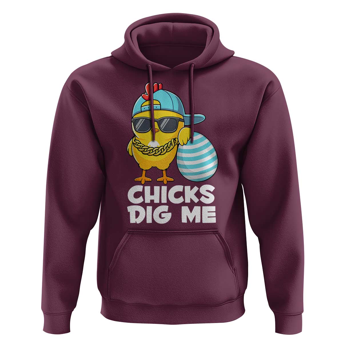 Funny Easter Hoodie Chicks Dig Me