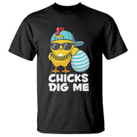 Funny Easter T Shirt Chicks Dig Me