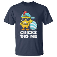 Funny Easter T Shirt Chicks Dig Me