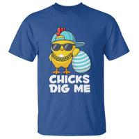 Funny Easter T Shirt Chicks Dig Me