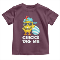 Funny Easter Toddler T Shirt Chicks Dig Me