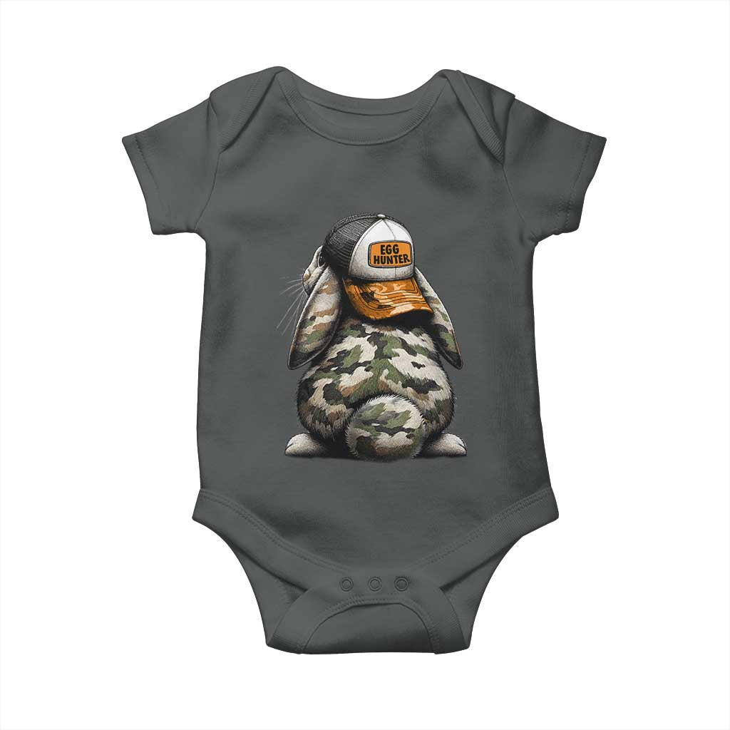 Camo Easter Bunny Baby Onesie Egg Hunter Kids