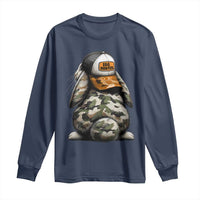 Camo Easter Bunny Long Sleeve Shirt Egg Hunter Kids