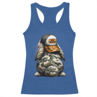 Camo Easter Bunny Racerback Tank Top Egg Hunter Kids