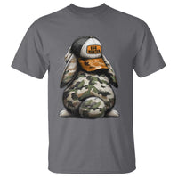 Camo Easter Bunny T Shirt Egg Hunter Kids