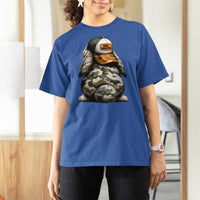 Camo Easter Bunny T Shirt For Women Egg Hunter Kids