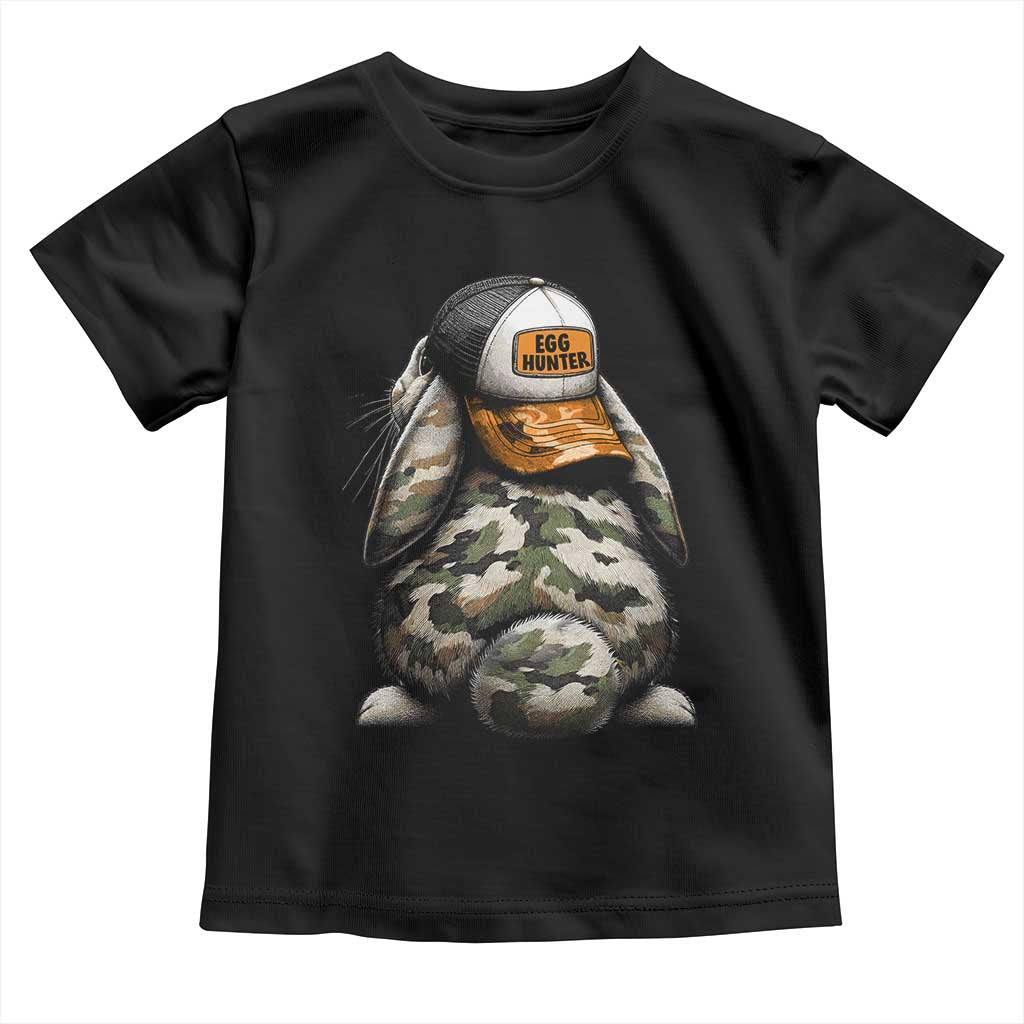 Camo Easter Bunny Toddler T Shirt Egg Hunter Kids
