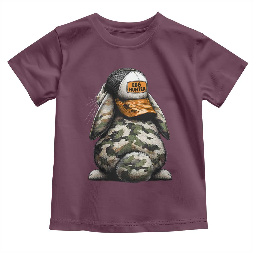Camo Easter Bunny Toddler T Shirt Egg Hunter Kids