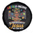 Afro Autism Mom Spare Tire Cover African American Autistic Black Mama Religious Cross