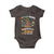 Afro Autism Mom Baby Onesie African American Autistic Black Mama Religious Cross