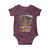 Afro Autism Mom Baby Onesie African American Autistic Black Mama Religious Cross