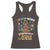 Afro Autism Mom Racerback Tank Top African American Autistic Black Mama Religious Cross