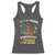 Afro Autism Mom Racerback Tank Top African American Autistic Black Mama Religious Cross