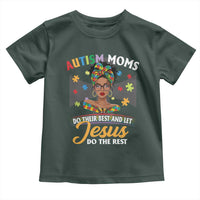 Afro Autism Mom Toddler T Shirt African American Autistic Black Mama Religious Cross