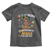 Afro Autism Mom Toddler T Shirt African American Autistic Black Mama Religious Cross