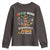 Afro Autism Mom Youth Sweatshirt African American Autistic Black Mama Religious Cross