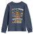 Afro Autism Mom Youth Sweatshirt African American Autistic Black Mama Religious Cross