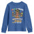 Afro Autism Mom Youth Sweatshirt African American Autistic Black Mama Religious Cross