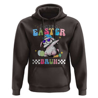 Happy Easter Bruh Hoodie Bunny Dabbing Rabbit Funny Kids Toddler Boys