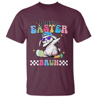 Happy Easter Bruh T Shirt Bunny Dabbing Rabbit Funny Kids Toddler Boys