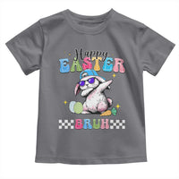 Happy Easter Bruh Toddler T Shirt Bunny Dabbing Rabbit Funny Kids Toddler Boys