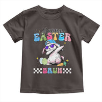 Happy Easter Bruh Toddler T Shirt Bunny Dabbing Rabbit Funny Kids Toddler Boys