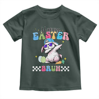 Happy Easter Bruh Toddler T Shirt Bunny Dabbing Rabbit Funny Kids Toddler Boys