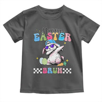 Happy Easter Bruh Toddler T Shirt Bunny Dabbing Rabbit Funny Kids Toddler Boys