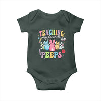 Easter Teacher Baby Onesie Teaching My Favorire Peeps