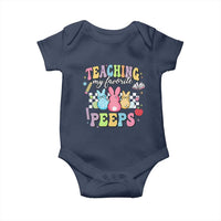 Easter Teacher Baby Onesie Teaching My Favorire Peeps