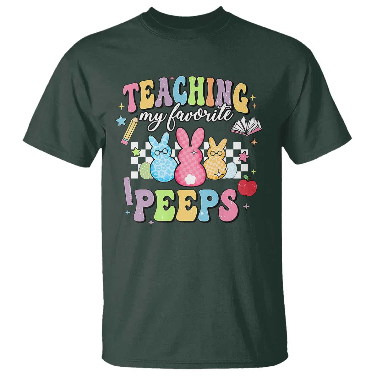 Easter Teacher T Shirt Teaching My Favorire Peeps