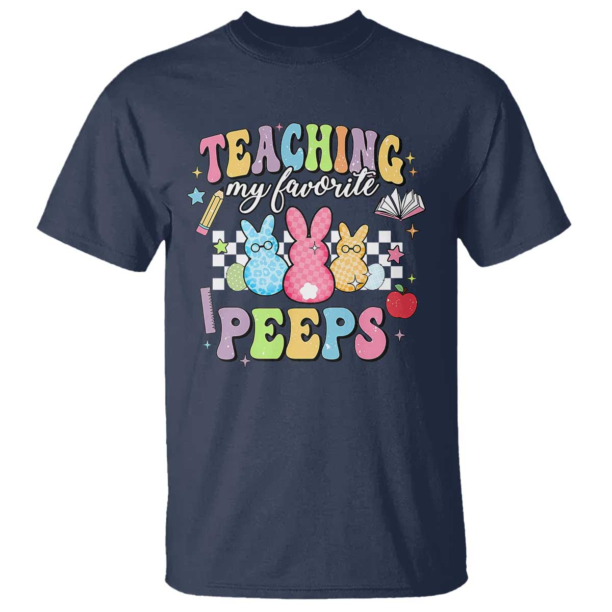 Easter Teacher T Shirt Teaching My Favorire Peeps