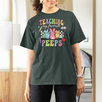 Easter Teacher T Shirt For Women Teaching My Favorire Peeps
