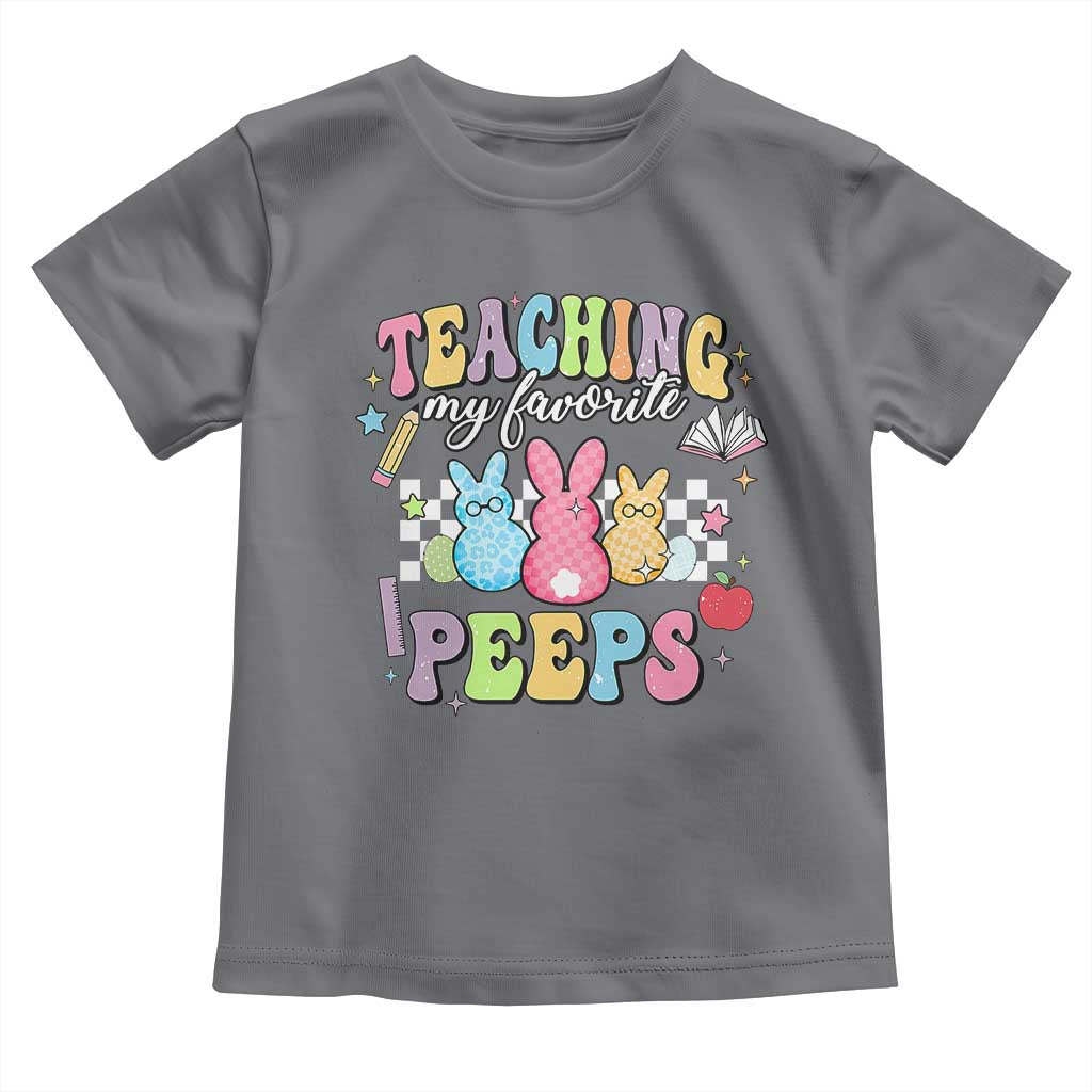 Easter Teacher Toddler T Shirt Teaching My Favorire Peeps
