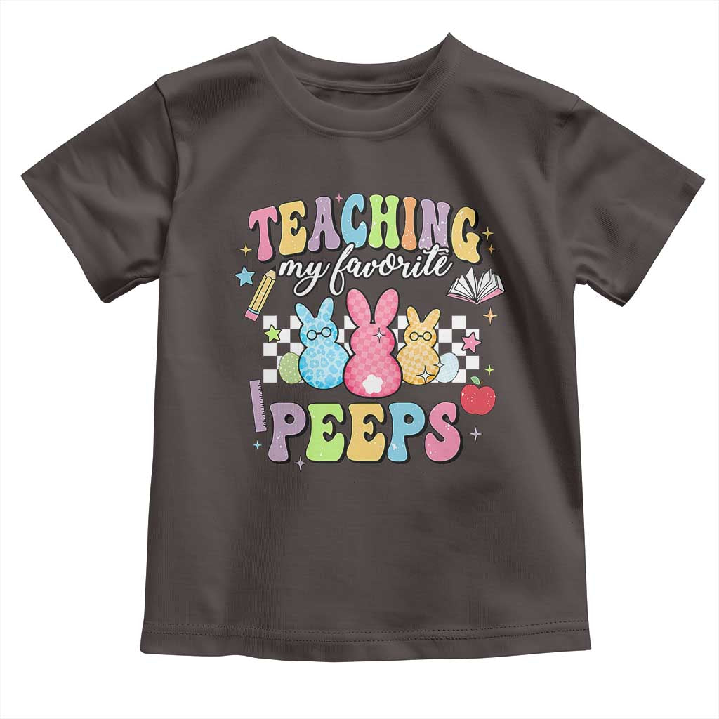 Easter Teacher Toddler T Shirt Teaching My Favorire Peeps