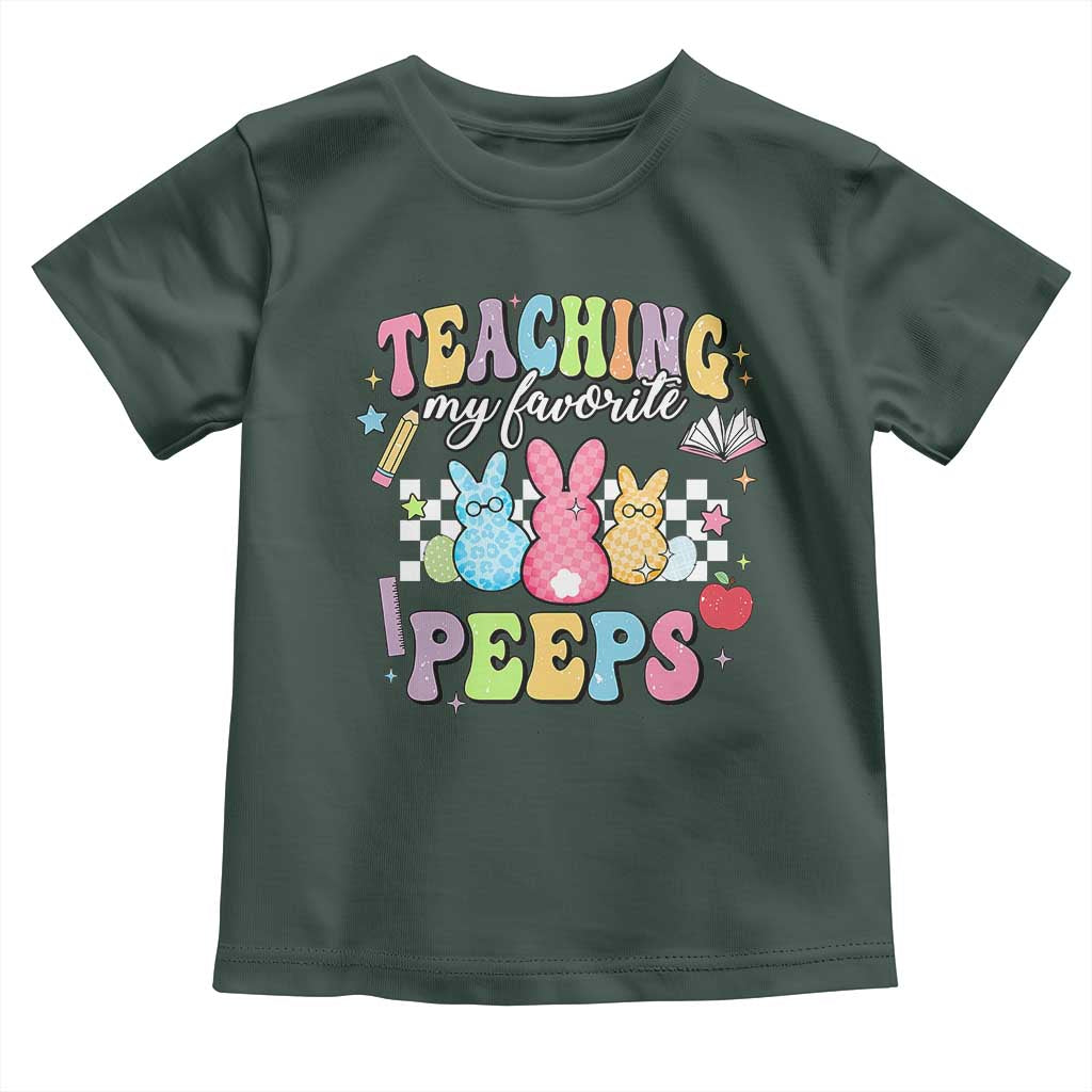 Easter Teacher Toddler T Shirt Teaching My Favorire Peeps
