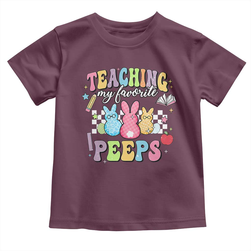 Easter Teacher Toddler T Shirt Teaching My Favorire Peeps