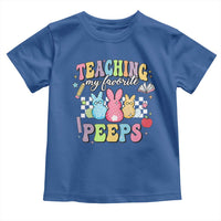 Easter Teacher Toddler T Shirt Teaching My Favorire Peeps