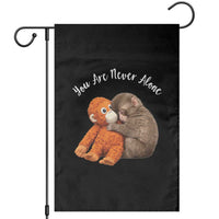 Viral Punch Monkey Garden Flag Cute Baby Monkey With Plush Toy Animal Lovers