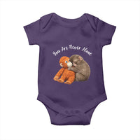 Viral Punch Monkey Baby Onesie Cute Baby Monkey With Plush Toy Animal Lovers
