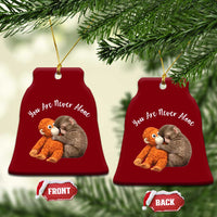 Viral Punch Monkey Ceramic Ornament Cute Baby Monkey With Plush Toy Animal Lovers